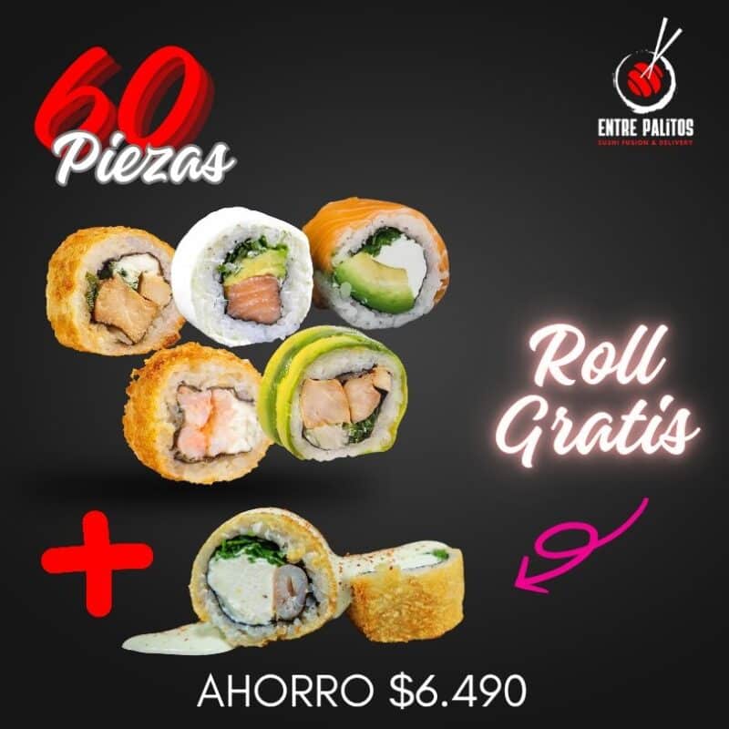 PROMO OFERTA - 50 PIEZAS ULTRA + 10 PIEZAS PANKO EBI ACEVICHADO GRATIS