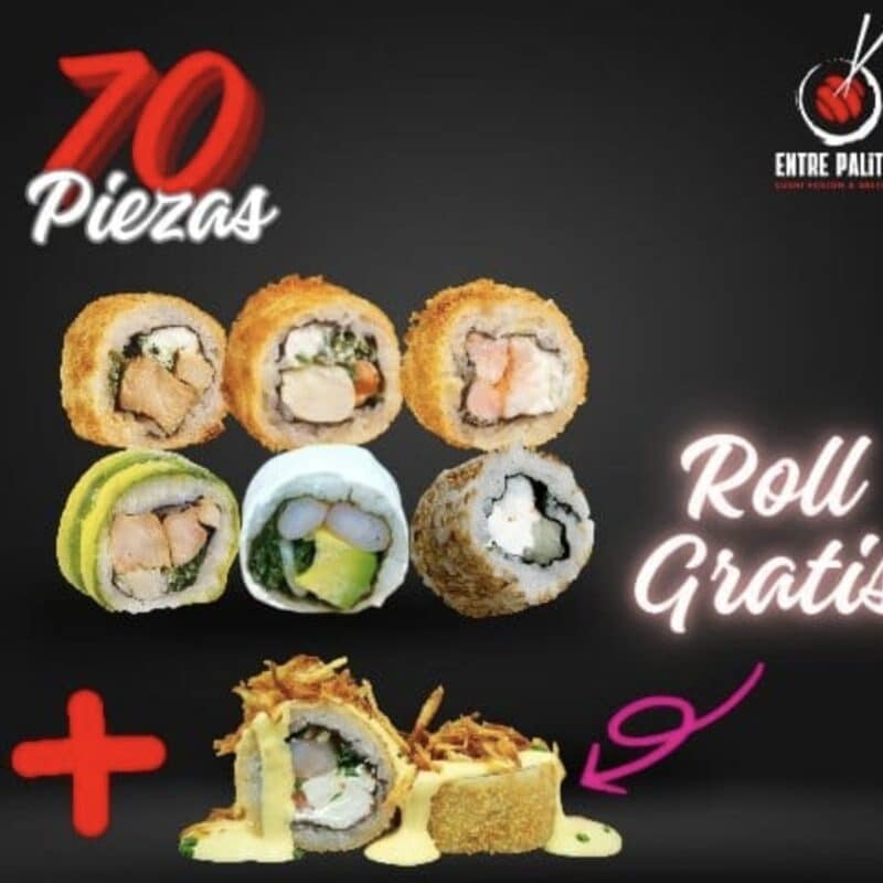 PROMO OFERTA - 60 PIEZAS PRIME + 10 PIEZAS TARI GRATINADO GRATIS (70 Piezas)